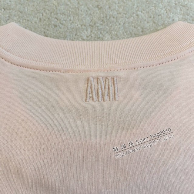 Ami專櫃2023SS新款兔年限定款刺繡T恤 男女同款 tzy2652